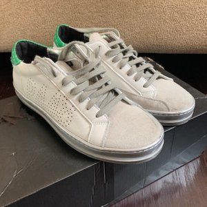 P448 leather/ suede combo sneakers